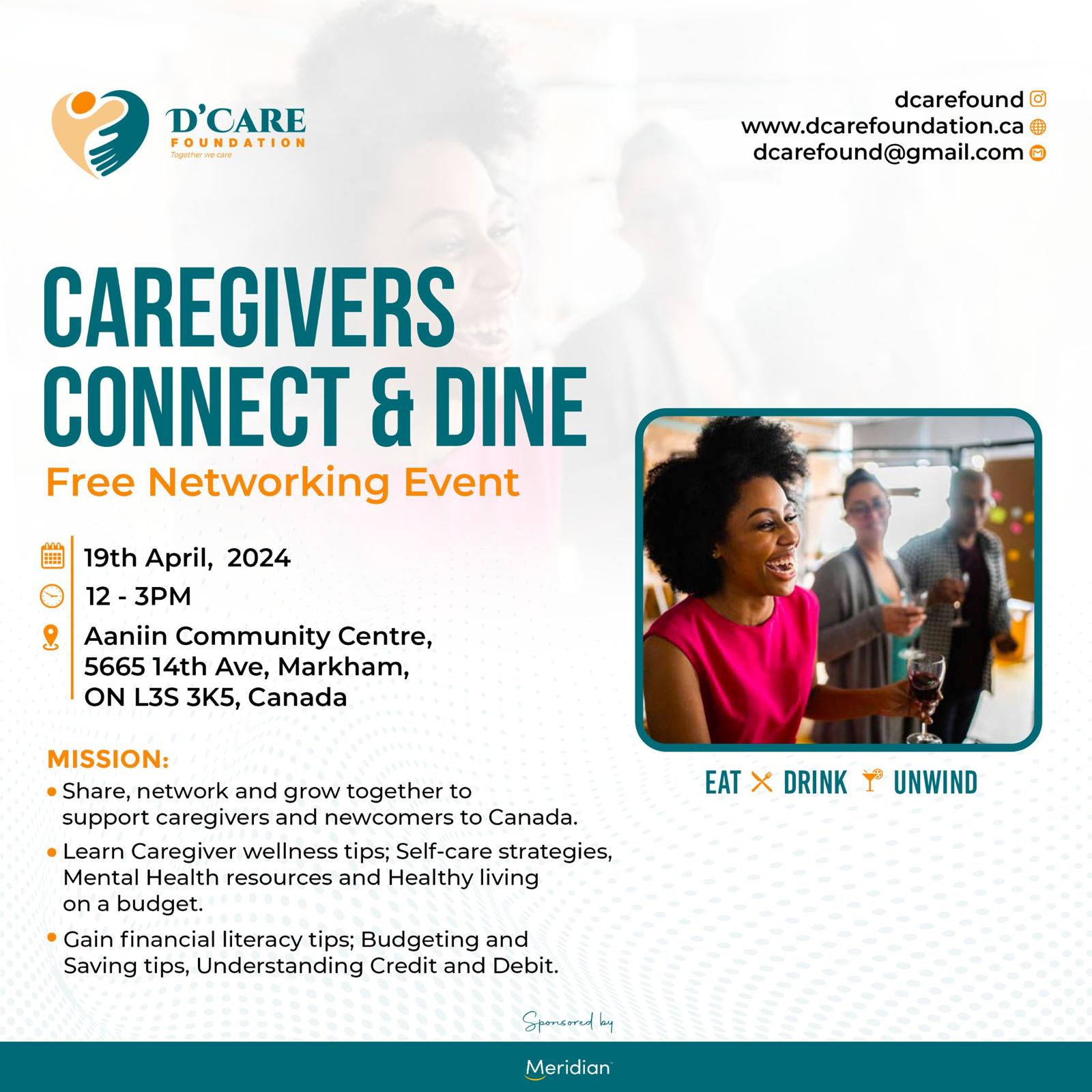 Caregivers Connect  Dine
